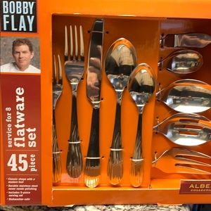Flatware set service 8 plus serving set 45 total